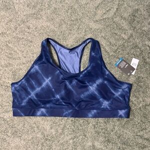 GAP Factory Blue Tie-Dye Sports Bra